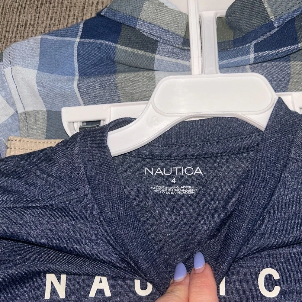 NWT toddler boy size 4 Nautica 3 piece set
